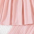 thumbnail image 5 of UAYOTSE Baby Girl Comfortable and Breathable Set Solid Color Bow Sleeveless Top Shorts Two Piece Set,Sizes 18-24 Months, 5 of 6