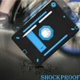 thumbnail image 6 of Dteck iPad 10.2 Case with Screen Protector, iPad 8th Generation Case, iPad 7th Generation Case, Heavy Duty 3-Layer Hybrid Rugged Shockproof High Impact Case with Kickstand, Black/Blue, 6 of 7