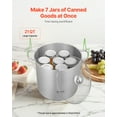 thumbnail image 2 of VEVOR Canning Pot with Rack and Glass Lid 21 QT Stainless Steel Waterbath Canner, 2 of 9