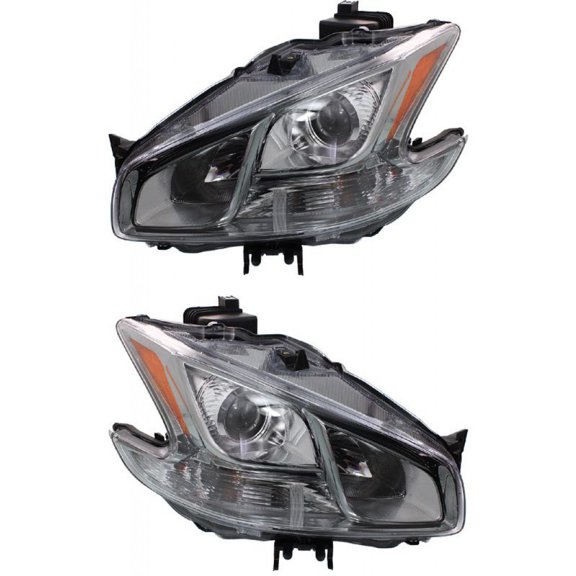 For Nissan Maxima Headlight 2009 10 11 12 13 2014 Pair Driver and Passenger Side  For NI2502177 | 26060-9N00A