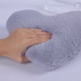 thumbnail image 2 of Heart Pillow,Heart Pillows, Love Pillow for Mothers Day, 17.7*15 Inch Large Heart Shaped Pillows, Faux Rabbit Fur Room Decor Throw Pillows, Living, Bedroom, Indoor Outdoor（Gary）, 2 of 5