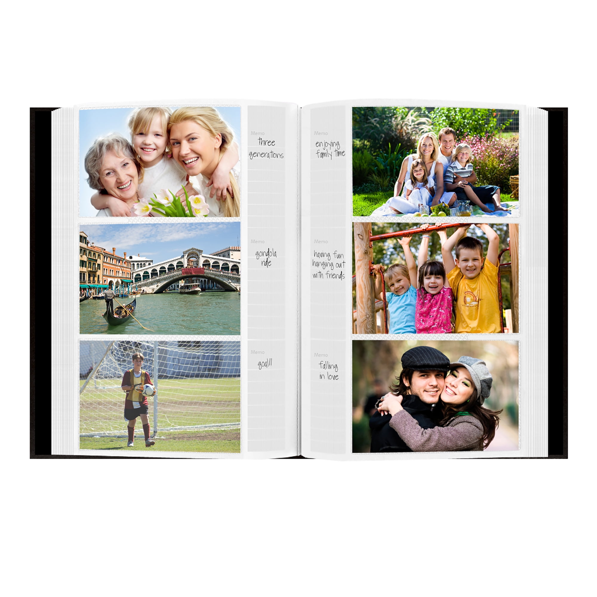 Pioneer Photo Albums 300-Pocket Post Bound Photo Album for 4 by 6-Inch  Prints, Bay Blue Leatherette Cover