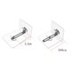 thumbnail image 2 of 6pcs Furniture Wall Anchors Without Drilling Wall Mount Anti-Tip Furniture with Kit Security Gear Fix Shelf to Wall to Prevent Furniture Falling, 2 of 4