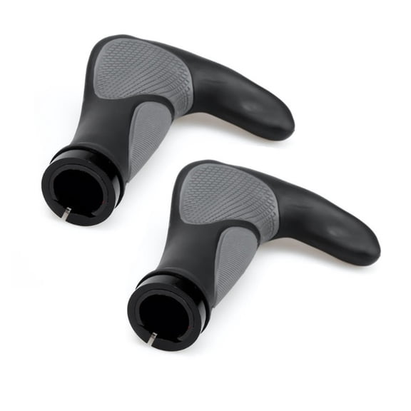 Shockproof Bike Handlebar Grip, Mini Bicycle Handlebar Grips Rubber Bike Grips Fit Many Standard Bikes 2PCS 140mm Length