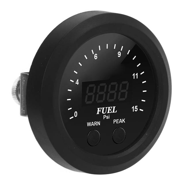 Kit De Indicador De Presión De Aceite Medidor De Presión De Combustible Indicador De Presión De Combustible 15psi Indicador De Presión De Aceite Indicador De Reemplazo ANGGREK Otros