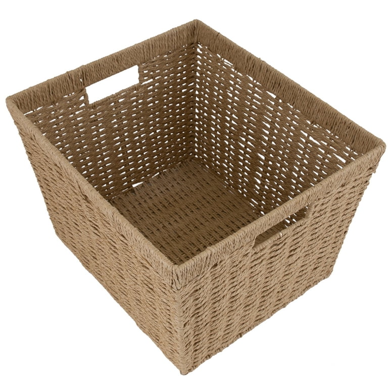 Simplify Dutch Weave Paper Rope Small Storage Basket