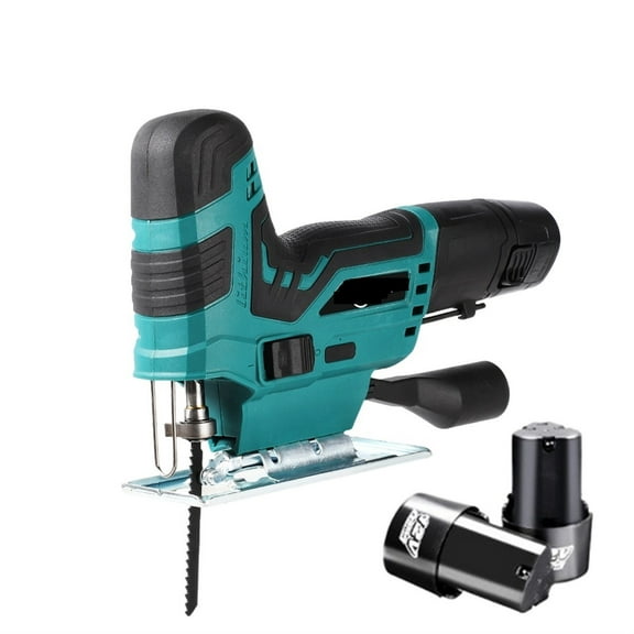 12V Cordless Jig Saw Portable Electric Jigsaw Rechargeable Mini Logging Saw Wood Cutting Portable Woodworking With Battery ,Efficient Cutting