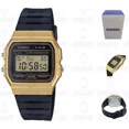thumbnail image 3 of Reloj Casio Vintage F91 Unisex Dorado Full Correa Negro Bisel Negro, 3 of 8