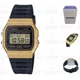 thumbnail image 3 of Reloj Casio Vintage F91 Unisex Dorado Full Correa Negro Bisel Negro, 3 of 8