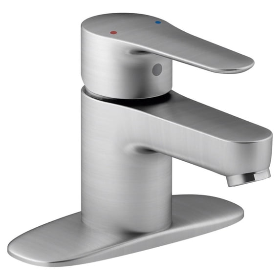 Kohler July Single-Handle Bathroom Sink Faucet with Escutcheon