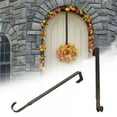 thumbnail image 2 of 2 Pack Wreath Hanger, Adjustable over Door Wreath Hanger for Door Christmas Halloween Easter Decor, Extend from 15"-24'', Heavy Duty with 22lb Upgrade Wreath Hook Holder, 2 of 6