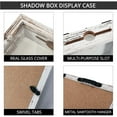 thumbnail image 4 of White Shadow Box Frame Wood Collection Case With Slot on top 8 x 8, 4 of 6