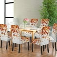 thumbnail image 5 of Dining Room Chair Covers Flying Maple Leaves Fall Holiday Chair Covers for Dining Room 6 Pack Spandex Stretch Slipcover Chair Covers Removable Washable Chair Protector for Living Room,Hotels, 5 of 6