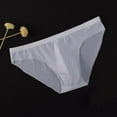 thumbnail image 2 of jobturf Mens Thongs Summer See Through Seamless Underwear Valentines Day Hipster Panties Low Rise Stretchy Breathable Thin Briefs M-XXXL, 2 of 4