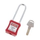 thumbnail image 3 of Negro, , rojo, seguridad, seguridad, bloqueo, , con llave, , etiqueta, acero inoxidable, PA, seguridad , DYNWAVEMX  Candado de bloqueo de seguridad, 3 of 8