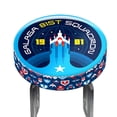 thumbnail image 6 of Arcade1Up Galaga 81st Squadron Adjustable Video Game Stool w/ Leg Extenders, 6 of 9