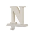 thumbnail image 4 of Glitzhome  LED JOY NOEL Heavy Duty Christmas Stocking Holders Mantel Ornament White NOEL, 4 of 5