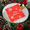 thumbnail image 6 of Japceit Christmas Pattern Paper Napkins, Disposable Holiday Design Table Supply, Festive Dinner Napkin Pack for Party, Celebration, Meal Setup, 6 of 6