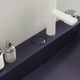 thumbnail image 2 of DUOSONG Lofi 24'' Bathroom Sink Without Cabinet, Purple Ceramic Basin Bath & Faucets Bathroom Vanities, 2 of 5