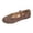 Coffee, variant on Suede Elastic Strap Mary Jane Flats For Women Round Toe On Soft Ballet Flats Vintage Casual Lightweight Daily Walking Shoes Light Blue US:8.5