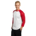 thumbnail image 4 of Sport-Tek PosiCharge Baseball Jersey-4XL (White/True Red), 4 of 5
