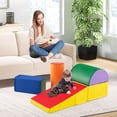 thumbnail image 4 of Gymax 5 PCS Kids Climb & Crawl Activity Playset Soft Foam Block Toddler Play Structure, 4 of 10
