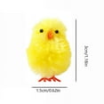 thumbnail image 3 of Easter Decorations Easter Egg Easter Decoration Cute Chick Home Decoration Gift Box Mini Easter Chicks 6pc, 3 of 3
