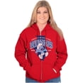 thumbnail image 4 of Illinois Prairie State IL Smurfs Zip Up Hoodie Men's Women's Brisco Brands M, 4 of 6