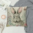 thumbnail image 2 of JEUXUS Easter Pillow Covers Truck Bunny Eggs Rabbit Flower Easter Decorations Spring Outdoor Pillows Decorative Throw Pillows Cases Farmhouse Decor Cushion Covers for Home Sofa, 2 of 5