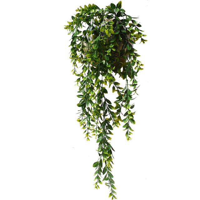 LICHENGTAI Artificial Hanging Vine Fern Plants Fake Garland Vine Green