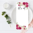 thumbnail image 2 of Koyal Wholesale Nude and Deep Red Roses Printable Wedding Paper Menu Cards for DIY Printer, Pack of 52, 2 of 5
