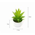 thumbnail image 2 of Planta artificial flor artificial en maceta simulación de plantas suculentas simulación de plantas verdes flores bonsái adornos decoración de ventanas decoración del hogar simulación de plantas en macetas (1 mil orejas de conejo (verde) + 2 mil orejas de conejo (verde)) Sailing Electrónica, 2 of 5