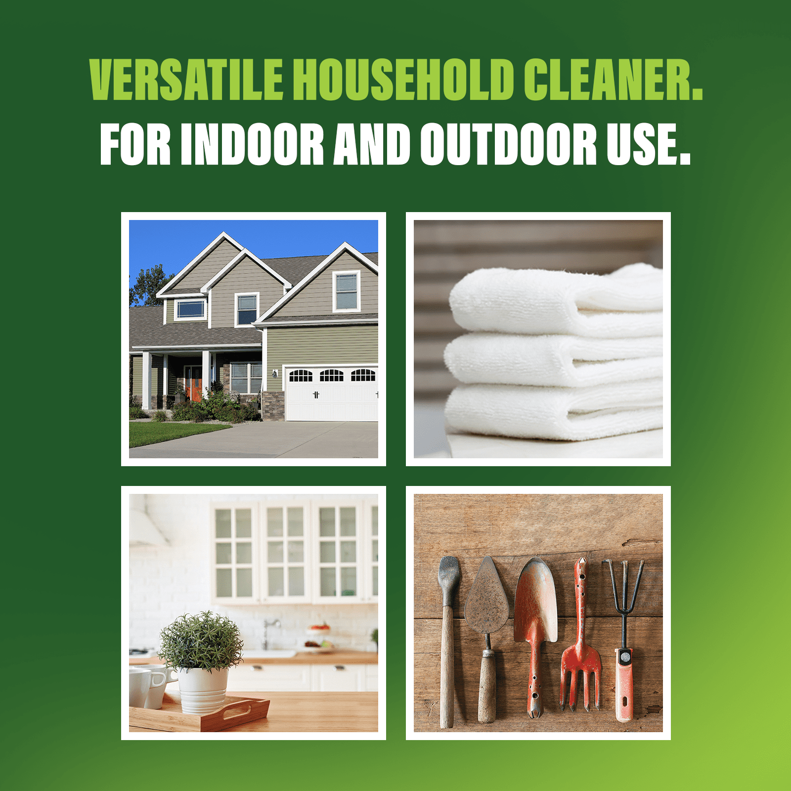 Green Gobbler 30% Concentrated Vinegar Multi Purpose Cleaner for Home and Outdoor Use, 1 Gallon