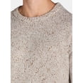 thumbnail image 3 of No Boundaries Confetti Knit Crewneck Sweater, Men’s and Big Men’s, Sizes XS-3XL, 3 of 5