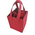 thumbnail image 5 of 4pcs Felt Bottle Bag for 4 Bottles, Felt Bottle Carrier, Bottle Basket with Separate Partition for 4 Bottles, Wine Carrier, Beer Carrier Perfect for N, 5 of 5