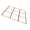 Orange, variant on Reinforced Nylon Sports Agility Ladder With AntiSlip Rungs For Football Basketball Boxing Workouts Training Tool
