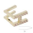 thumbnail image 2 of Brackets Dentales con Letra H Mayúscula Hip Hop Decoración Dental Accesorios Dentales de Halloween Dorado, 2 of 10