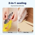 thumbnail image 4 of Mini Bag Sealer, 2025 New USB Rechargeable Bags Sealers, 2 in 1 Bag Sealer Heat Seal with Cutter and Sealing, Portable Vacuum Food Sealers for Home Kitchen (Blue，1pcs),White，1pcs, 4 of 8
