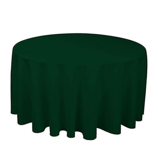 1pcs Polyester Round Tablecloth Whiteblackredbluegold Solid Table Cloth For Wedding Birthday Party Table Cover Home Decor