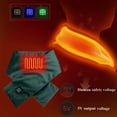 thumbnail image 5 of Grid Printed Heating Scarf Winter Warm Scarf Heating Scarf Three Gear Regulation USB Heater Heating Neck Brace Heating Pads, 5 of 5