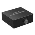 thumbnail image 1 of Commutateur Audio Bidirectionnel Stéréo 4 Voies L/R Canal Sonore, 1 Po 4 Out /4 Po 1 Out, Répartiteur Audio pour Haut-Parleur, 1 x Commutateur Audio Bidirectionnel, Noir, 1 of 7