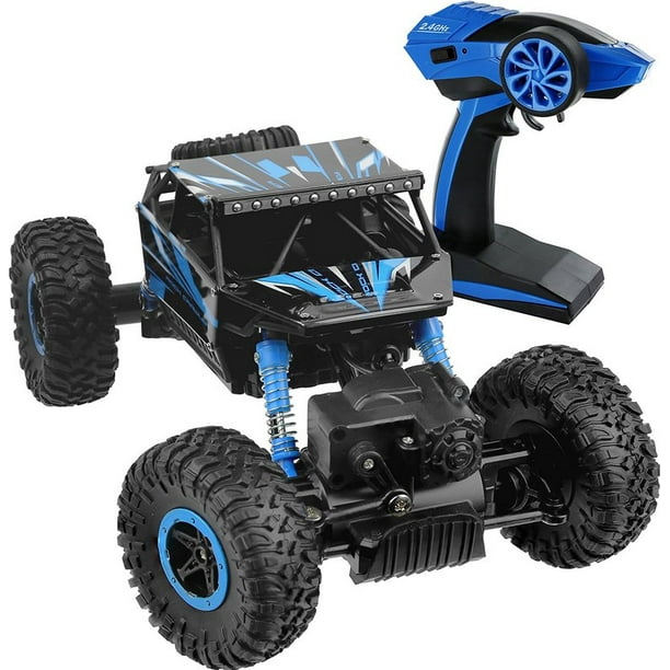 Click N' Play Control 4WD Off Road Rock Crawler Vehicle 2.4 GHz, Blue - Walmart.com