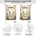 thumbnail image 2 of Spring Garden Flag welcome for Outside Bunny Garden Illustration With Daffodils And Irises12×18 In Double Yard Flag Outdoor Farmhouse Decoration Home Festival, 2 of 7