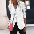 thumbnail image 2 of biudgviw Blazer Jackets for Women Formal Long Sleeve Collared Business Casual Suit Outwear Lounge Buttons down Work Blazers, 2 of 7