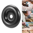 thumbnail image 4 of Kearding Disco abrasivo de ángulo de madera, herramienta rotativa de tallado de lijado, disco abrasivo para amoladora angular, revestimiento de carburo Teteras Numero 3, 4 of 6