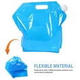 thumbnail image 2 of FRCOLOR camping water container 3pcs Large Capacity Foldable Water Containers Outdoor Activity Water Storage Bag,16.14"X14.76"X1.97", 2 of 5
