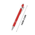 thumbnail image 3 of Oefntac Pen Aluminum Rod Pen Spray Adhesive Click Pen Dual-use Screen Business Student Writing Pen, 3 of 3