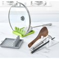 thumbnail image 2 of Multifunctional Kitchen Rack Plastic Non-slip Stove Top Pan Bucket Holder Kitchen Cooking Utensil Holder Spoon Spatula Rest heqiyong LED, 2 of 2