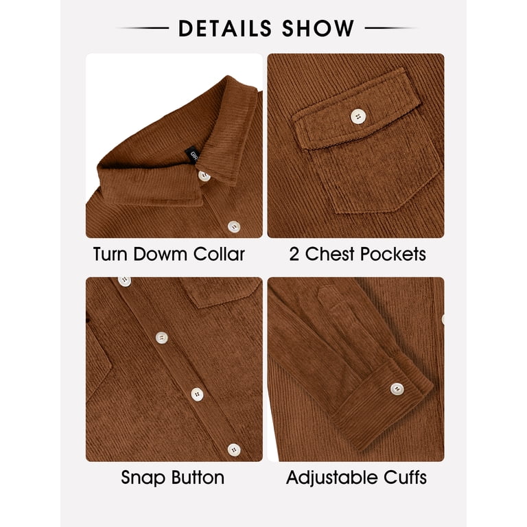 GIRUNS Men's Corduroy Jacket photo 2
