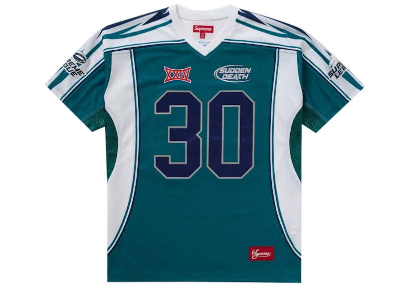 Supreme Men's Sudden Death Football Jersey White, from StockX
